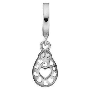 Christina Collect 925 sterling silver Secret Hearts silver heart with hearts, model 610-S58